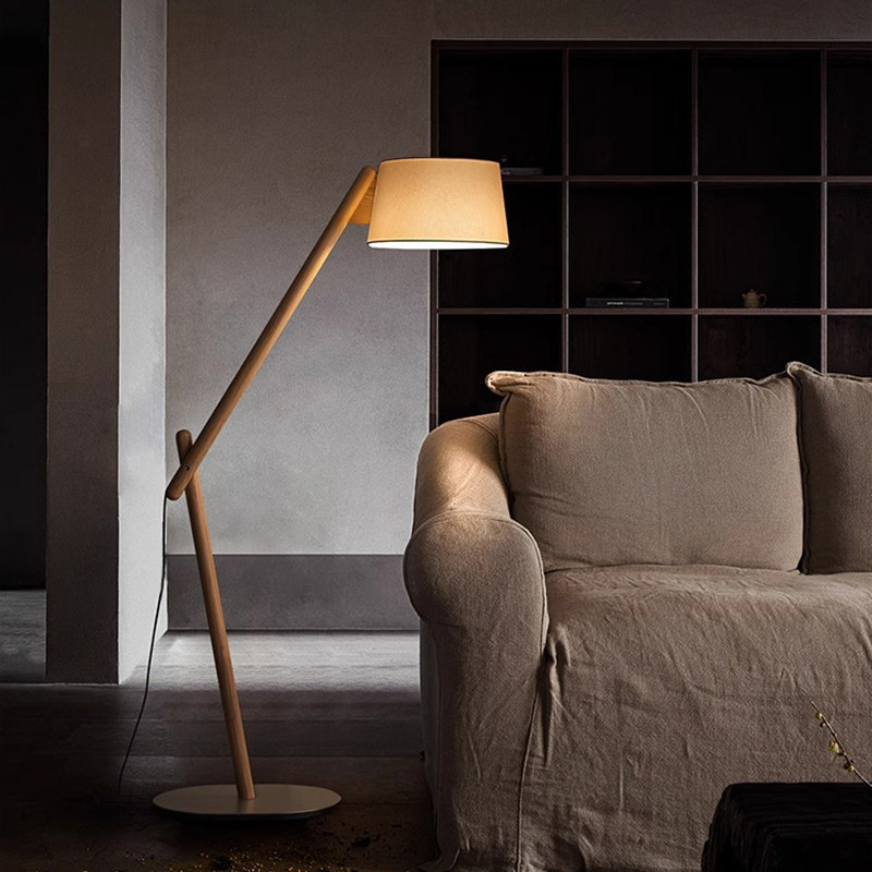 Vintage-style floor lamp for hotel rooms and study rooms, retro and simple iron art, high-end ambiance lamp next to the sofa, bedside lamp