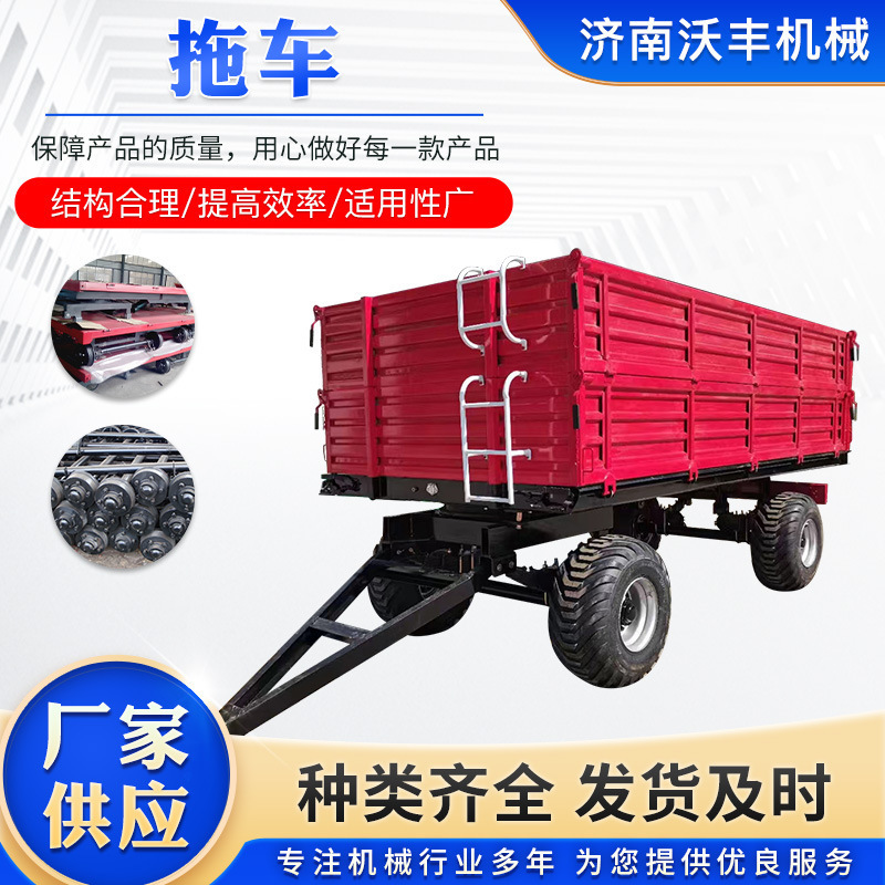 Multifunctional Agricultural Trailer for Farm Land Transport Goods Handling Strong Load Capacity Electric Crop