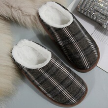 W 22827 Winter Plaid Slippers ������ů���� ���R�d�羳�W����