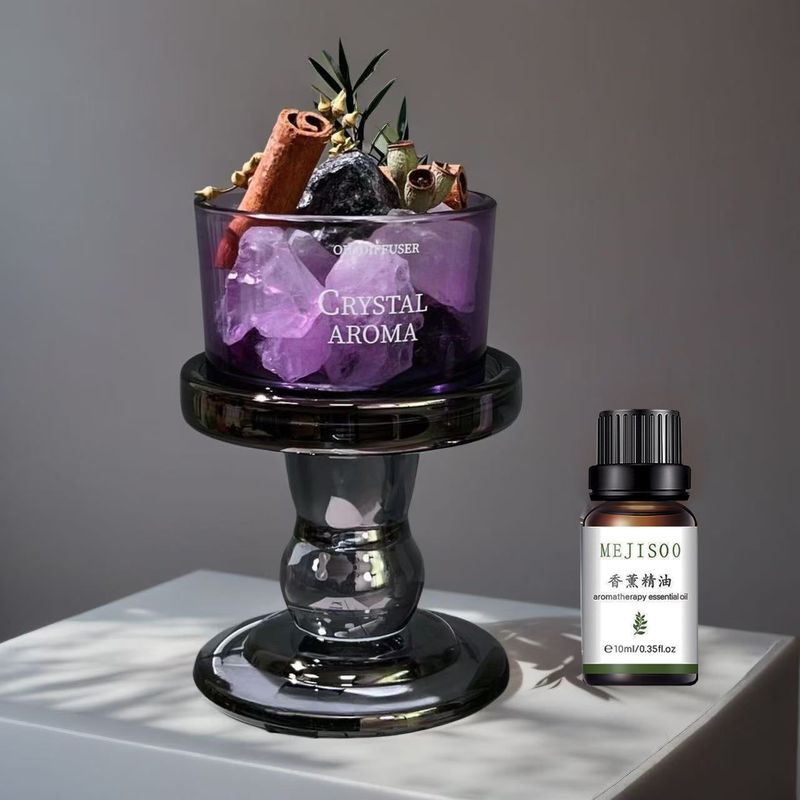 定制高颜值玻璃蜡烛杯无火香薰烛台家用装饰摆件玻璃加厚蜡烛杯子|undefined