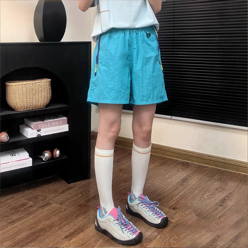 Dopamine Summer Quick-Dry Work Shorts Unisex Sports Breathable Five-Point Pants Outdoor American-Style Casual Cycling Shorts