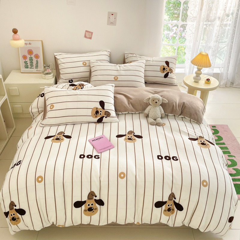 작은 사탕 꽃 작은 귀여운 개