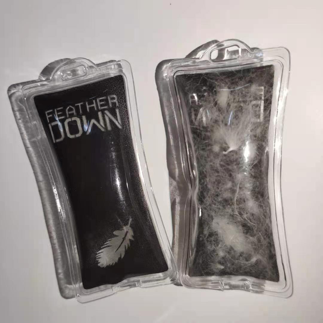 厂家供应羽绒充气标羽绒球羽绒泡泡现货72小时发货量大联系优惠