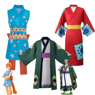 One Piece Cos Suit Luffy Gararo Nami and the Country Zoro Shiro Cosplay Costume