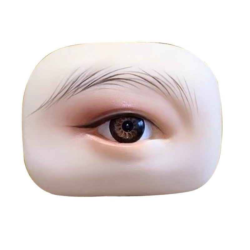 美まつげ練習シミュレーションアイモデル専用種まつげ接ぎ木まつげ練習モデルパターン刺繍5D中実眉目モジュール