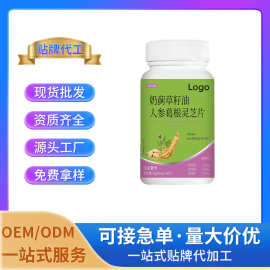 奶蓟草籽油人参葛根灵芝片 特殊膳食厂家批发OEM/ODM定制贴牌代工