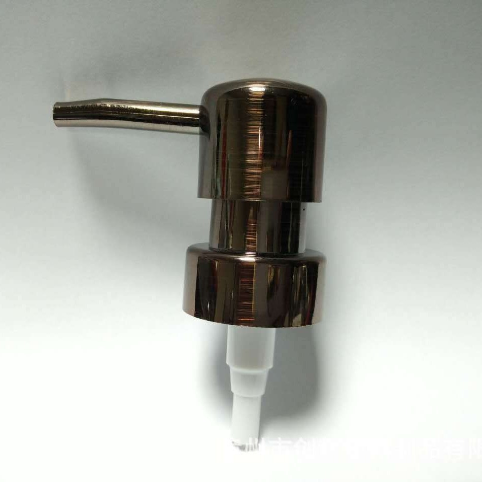 电镀泵头老大圆头枪管拉丝卫浴皂液器CHP237A