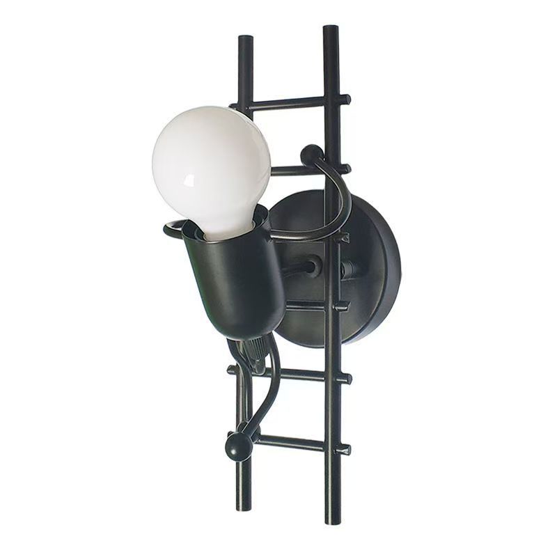 Suministro moderno simple creativo personalizado habitación infantil transfronteriza escalera escalada villano lámpara de pared transfronteriza Comercio exterior LED lámpara de pared