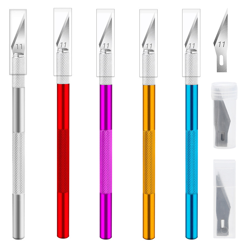 雕刻刀美工手工手机贴膜雕刻金属笔刀剪纸切割diy手账刻刀笔套装
