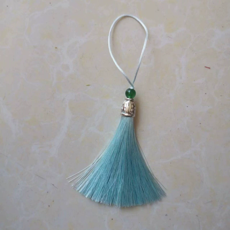 Metal bag with tassels, decorations, accessory, accessories, 8 cm
