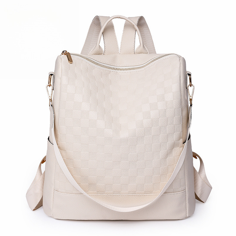 Mochila de viaje de moda 2024 mochila de alta calidad mochila de mujer europea y americana casual de moda de mediana edad sensación versátil nuevo