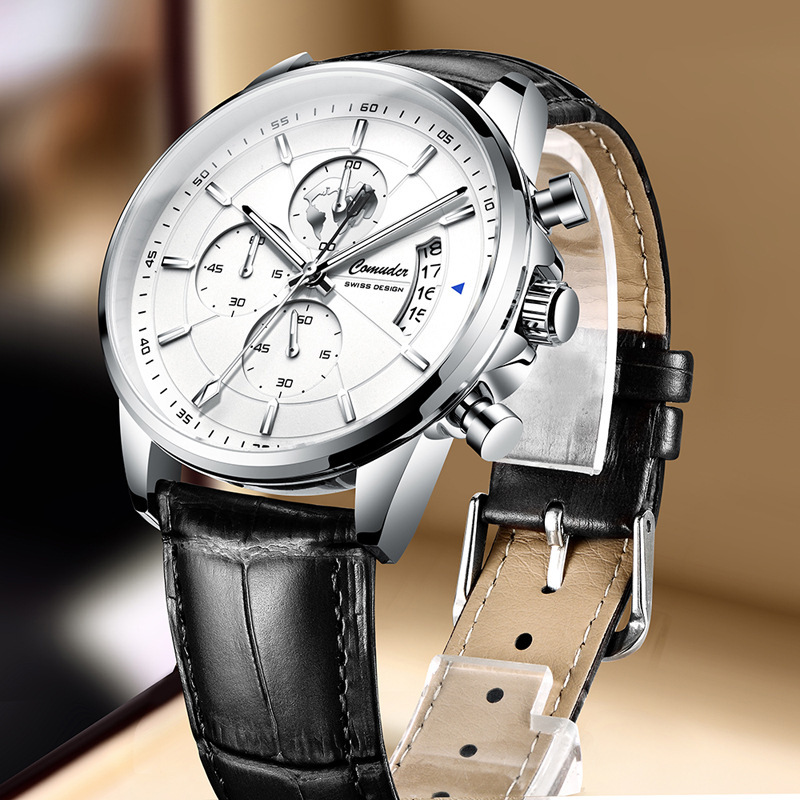 New men's automatic water resistant luminous calendar watch export wholesale fashion quartz watch New men's automatic water resistant luminous calendar watch export wholesale fashion quartz watch