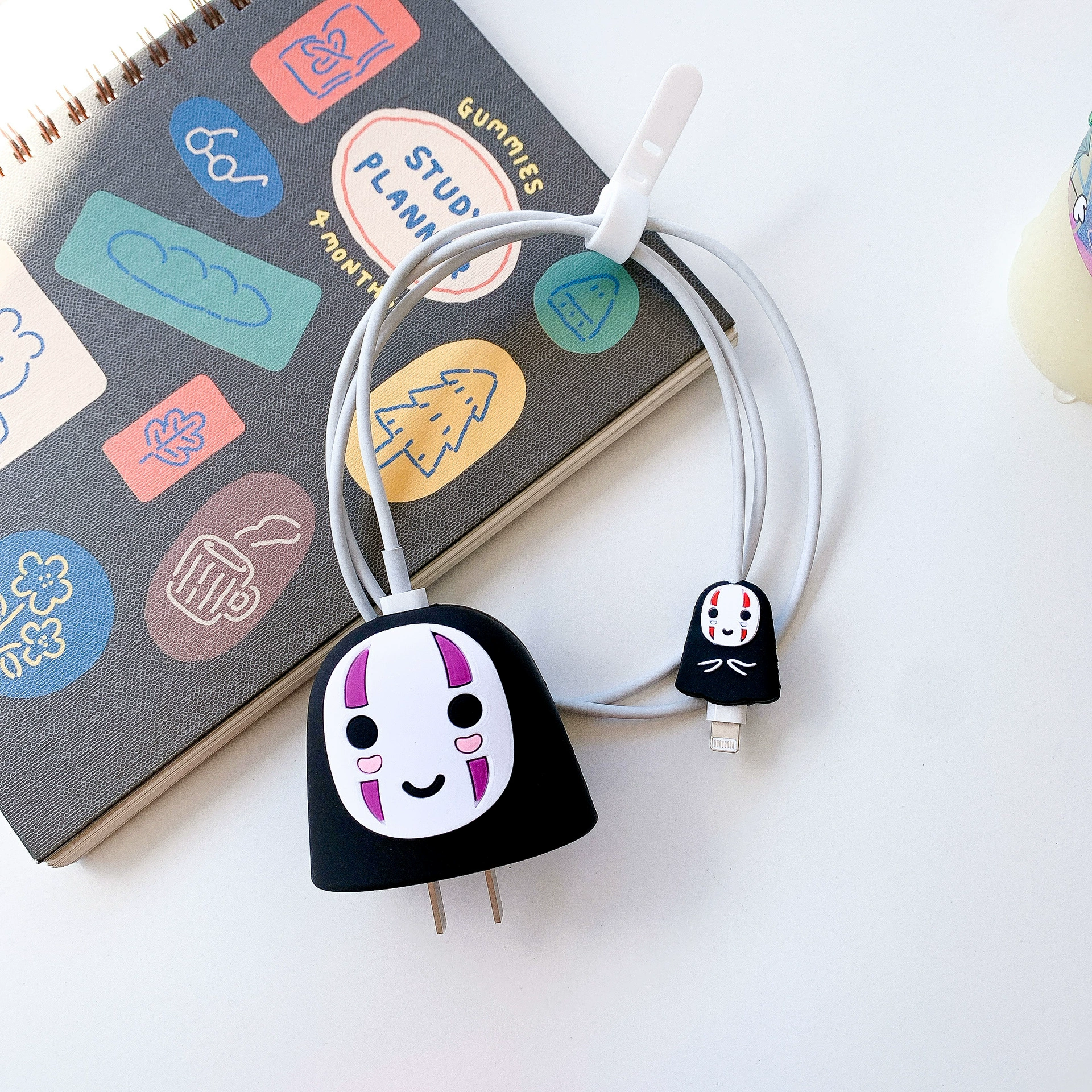 Apple, cartoon charger, protective case, 20W