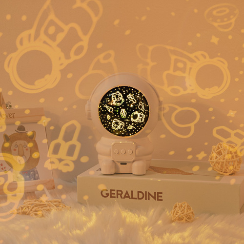 Creative Astronaut Projector Room Atmosphere Starlight Lamp Space Man Night Light Children's Light-Up Toy Amazon