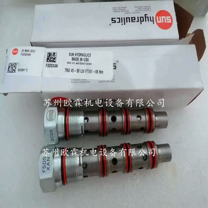 FSDSXAN  SUNhydraulics美国太阳溢流阀 FSDS-XAN