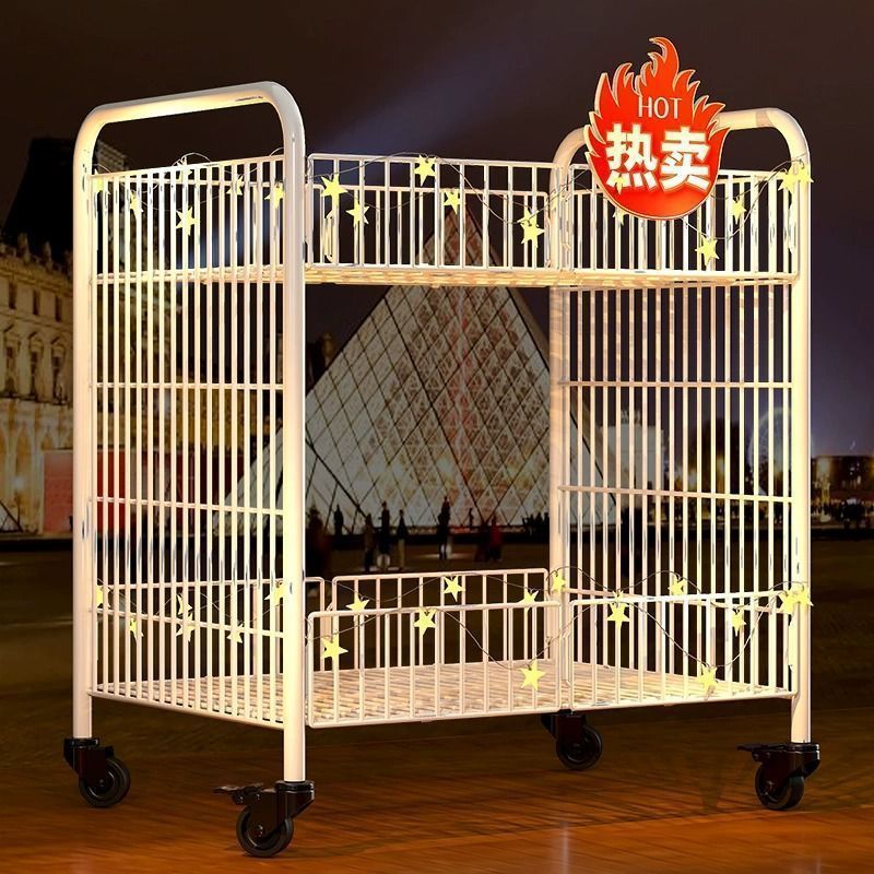 静音便携式摆摊小推车夜市地摊冰粉小吃车可移动寿司专用促销车架