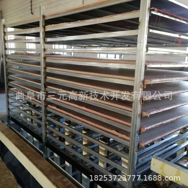 全自动硫氧镁板生产线 自动上下料 玻镁砂光板设备 自动化流水线