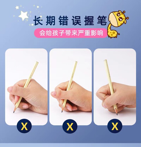 Wholesale Zhongnan new hole pen primary school student 2B triangular pole positive pencil children's writing pen writing pencil