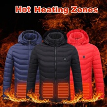 K 72546 USB Heating Hooded Cotton Jacket ���¼����޷� �羳��