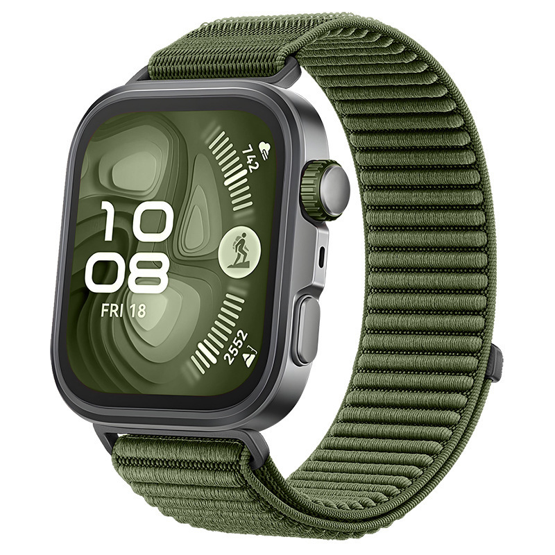 Huawei Fit4 時計ストラップ Pro fit3 ワイルドマウンテンパターンナイロンループ編組夏の男性と女性のスポーツストラップに適しています|undefined