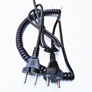 2芯1.0平方伸縮電源彈簧線 照明燈旋螺電源線電器設備插頭彈弓線