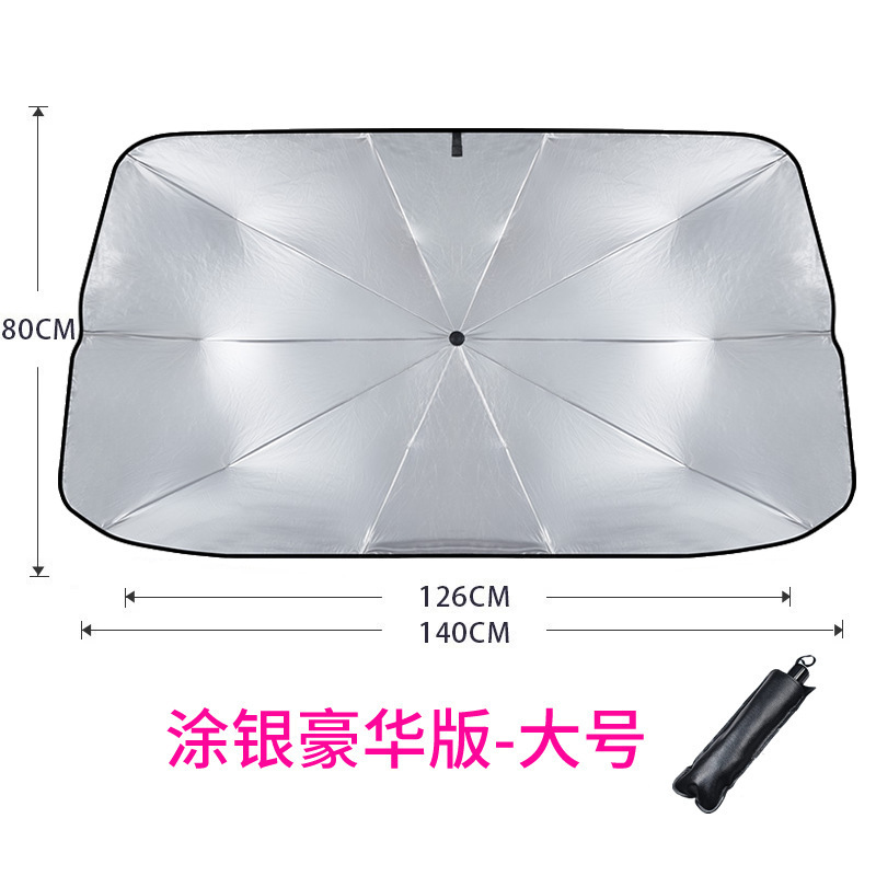 Sombrilla del coche al por mayor parabrisas delantero del coche sombrilla retráctil plegable protector solar protección solar