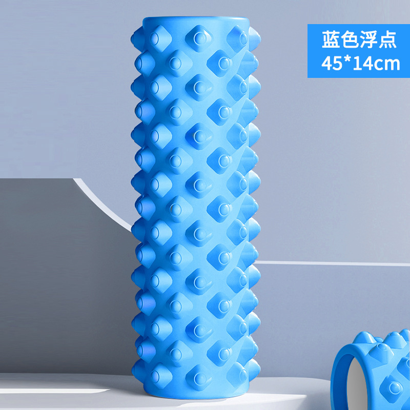 メーカー45cmフィットネスフォームシャフト筋肉リラックスローリングヨガコラム狼牙棒ローラー初心者マッサージ脚|undefined