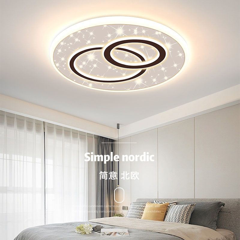 LED ceiling lamp, round and rectangular living room lamp, modern minimalist bedroom lamp, dining room lamp, study lamp