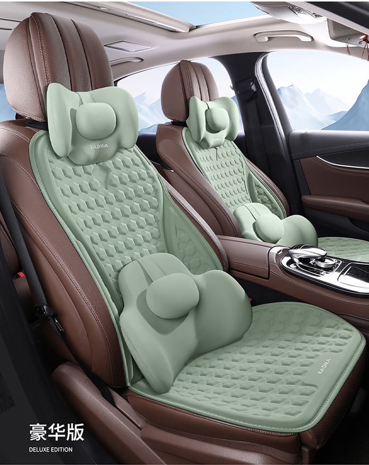 Summer Car Cool Cushion Monolithic Gel Seat Cushion Honeycomb Breathable Silicone Cool Car Cushion Office Cushion