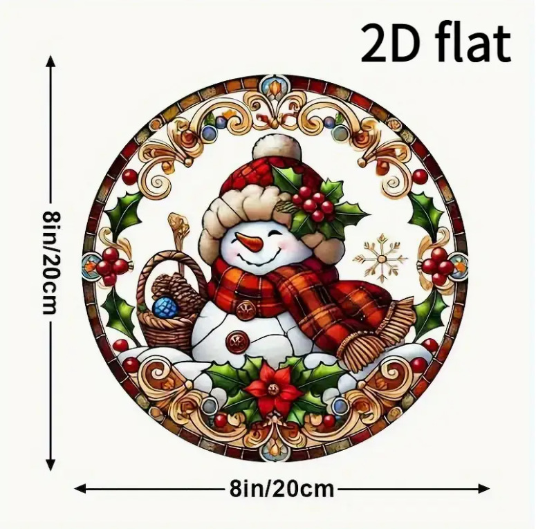 Decoración navideña transfronteriza muñeco de nieve colgantes Navidad debe regalos perfectos colgantes Decoración del árbol de Navidad Decoración del hogar image 6
