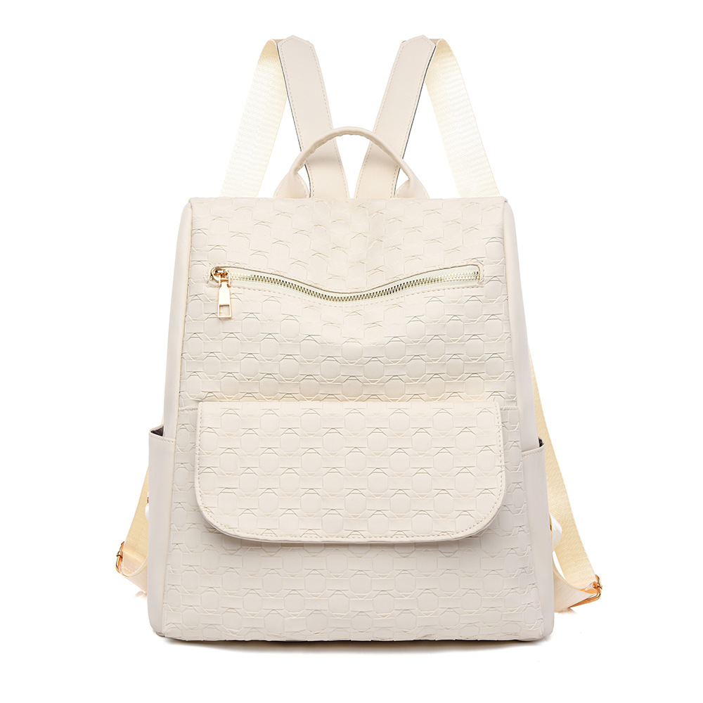 2024 nueva mochila casual retro antirrobo para mujer simple y versátil mochila de viaje al aire libre de gran capacidad