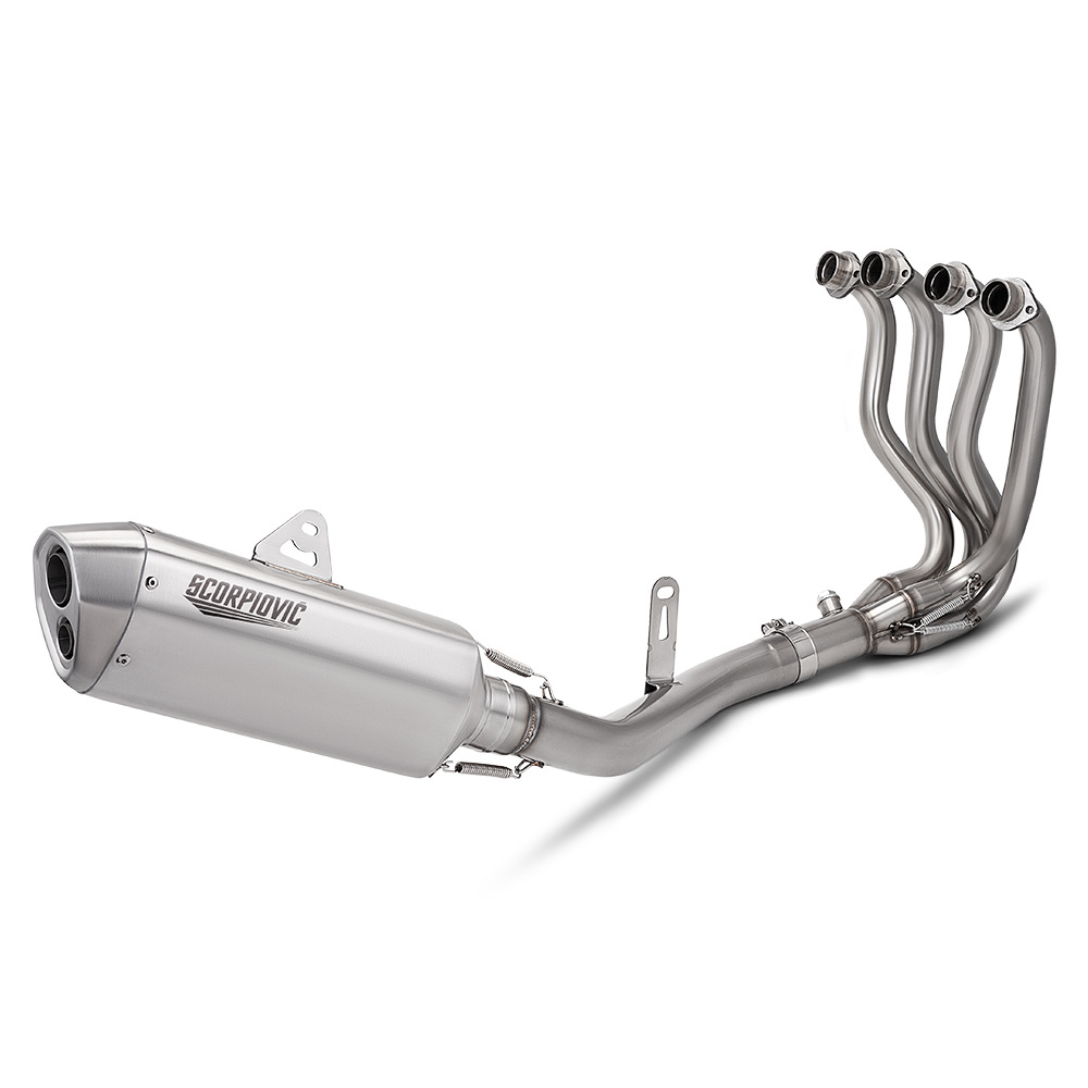 Motorcycle Exhaust Pipe Zhang Xue 500Rr Original Caliber Front and Rear Muffler Set Non-Destructive Installation