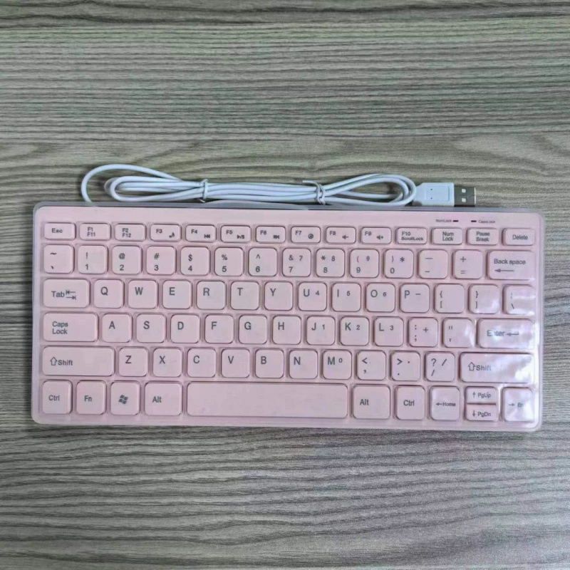Laptop, small keyboard, mouse, set, acrylic calligraphy for office