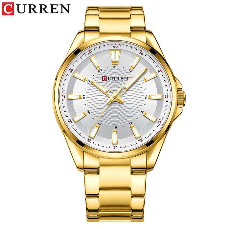 CURREN 8424 reloj de hombre correa de acero negocio Comercio exterior simple reloj de moda en stock image 7