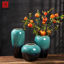 景德镇花瓶干花装饰摆件陶瓷装饰花瓷器新中式花盆水培富贵竹水养