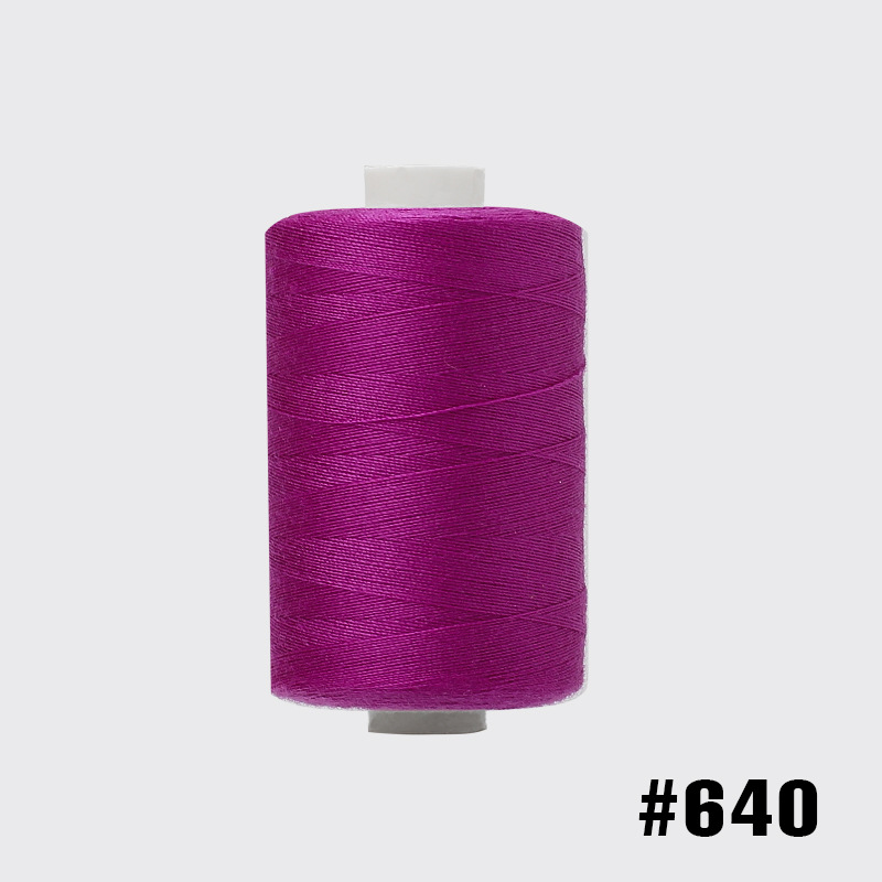 1000 yardas de hilo de poliéster de alta velocidad combinación de colores hogar hilo de coser mano hilo pequeño hilo fino dos hilos 402 hilo de coser