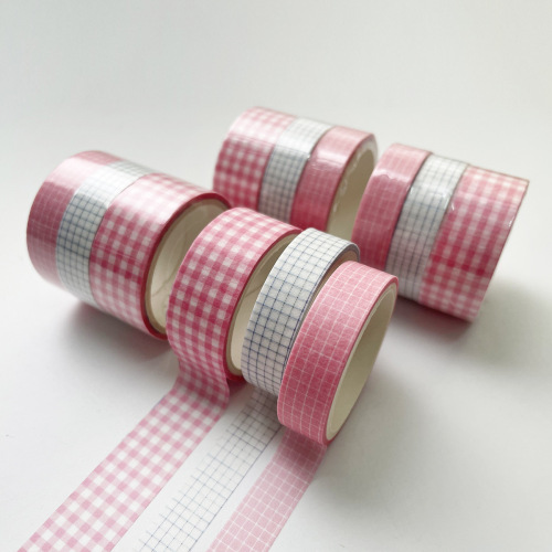 3 rolls of combined pocket tape basics and paper tape creative pocket tape decorative materials 3 meters