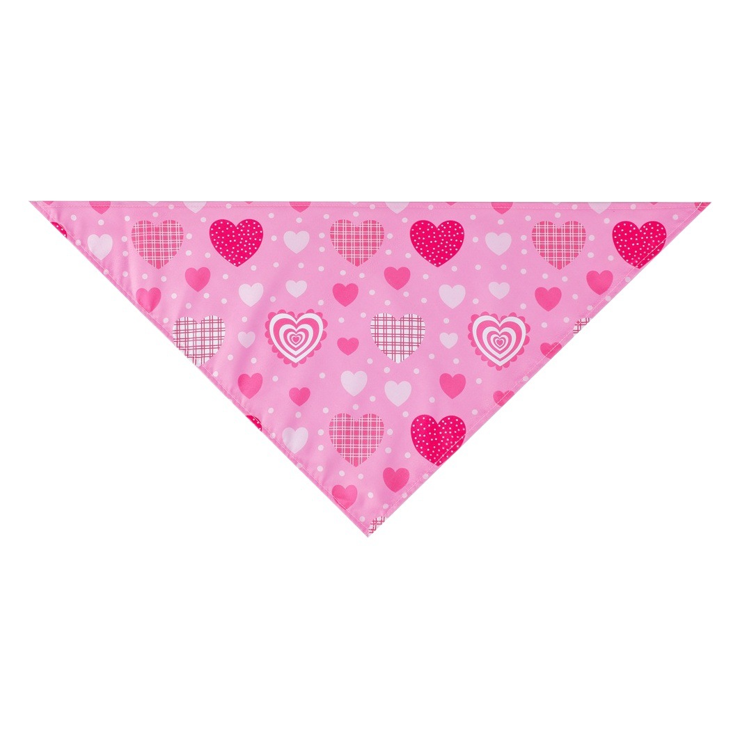 Transfronterizo nuevo animal doméstico Toalla de saliva casual perro de dibujos animados mascota toalla triángulo accesorios perro toalla mascota bufanda