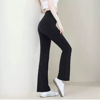 微喇鲨鱼裤外穿黑色高腰显瘦修身马蹄裤打底裤女休闲阔腿春秋裤子