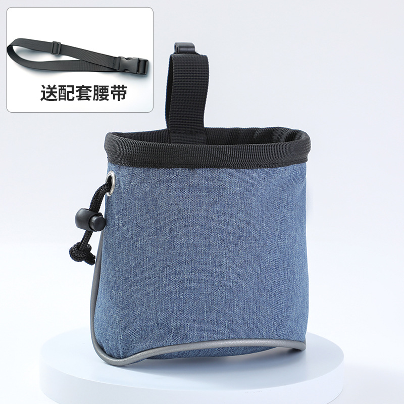 데님 웨이스트 백