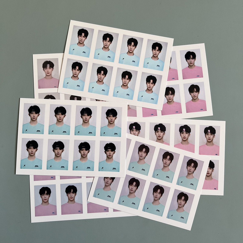 TNT Era Youth League Summer Games Surrounding One-inch ID Photo DI Card Surrounding Photo Liu Yaowen