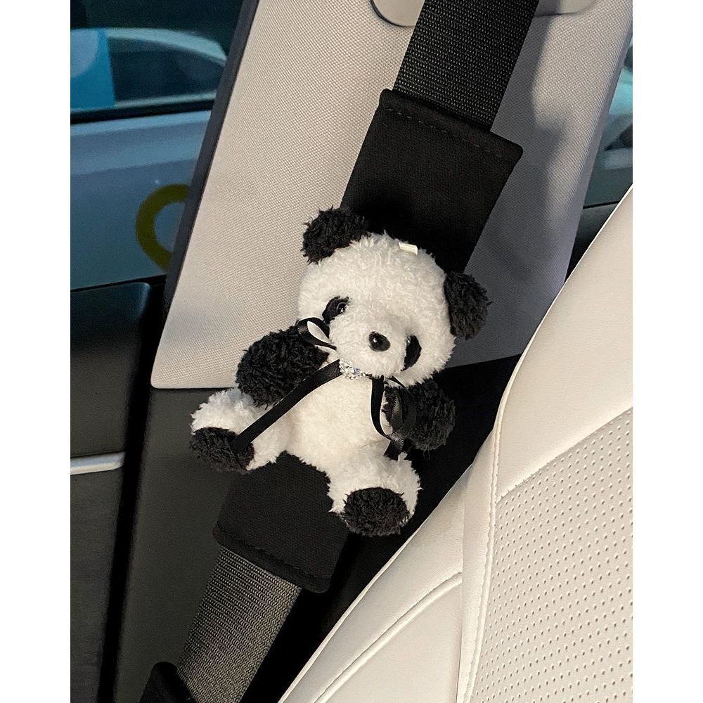 Car Seat Belt Shoulder Cover Soft Four-Season Universal Cute Seat Belt Protective Cover High-End Sense for a Couple Ladies