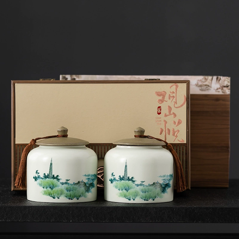 Gift box, green tea, Puerh tea, tea bags, pack