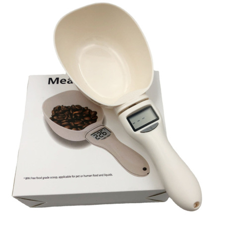 Household Pet Food Scale Large Spoon Measuring Scale with Removable Spoon Scale Pet Nutrition Scale Handheld Pet Food Scale Digital Scale