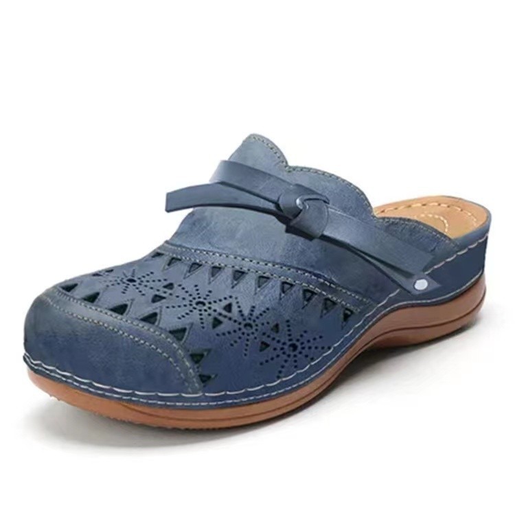 fashionable sandals wedge heel flat