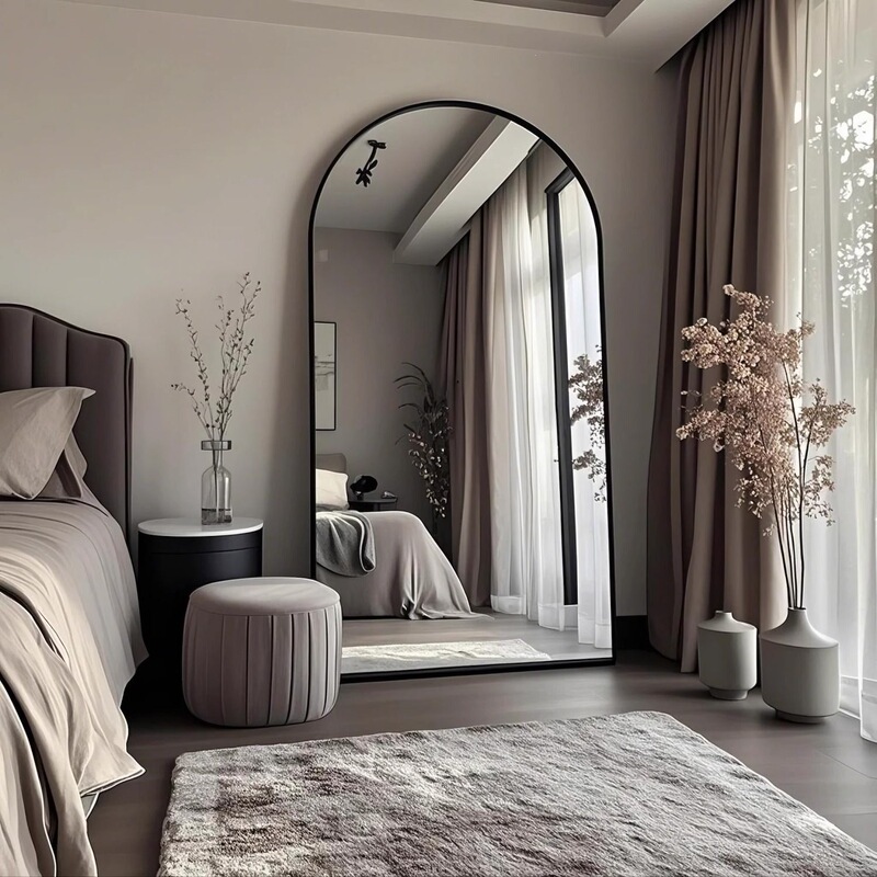Light Luxury High-End Full-Length Mirror for Home Use, Floor-Standing Mirror for Hair Salons, Wall-Mounted High-Definition Fitting Mirror for Clothing Stores Light Luxury High-End Full-Length Mirror for Home Use, Floor-Standing Mirror for Hair Salons, Wall-Mounted High-Definition Fitting Mirror for Clothing Stores