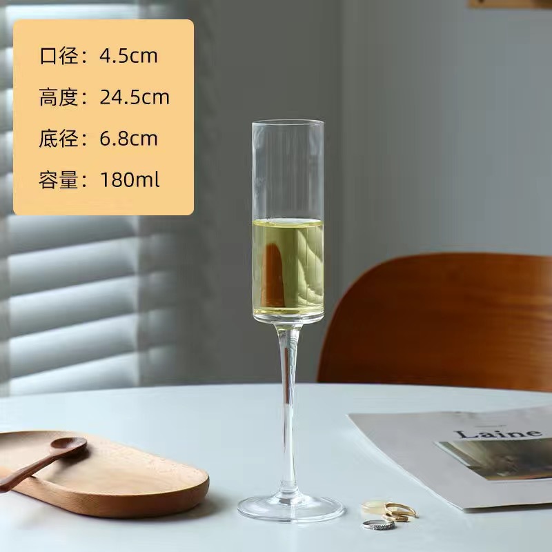 Bloggers franceses ins pies altos tazas de champagne espumantes tazas de vino dulce románticas sensación de ceremonia de vino copa de cóctel