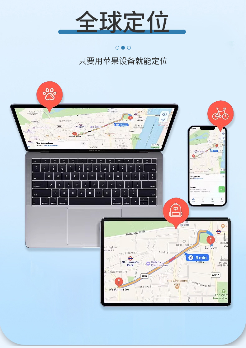GPS Android Anti-Verlust-Gerät magnetischer Ortungsgeräte Fahrzeug-Tracker Elektrofahrzeug Handy-Finder Remote-Ortung globale Positionierung