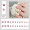 Short nail stickers for nails for manicure, fake nails, ready-made product, wholesale, new collection