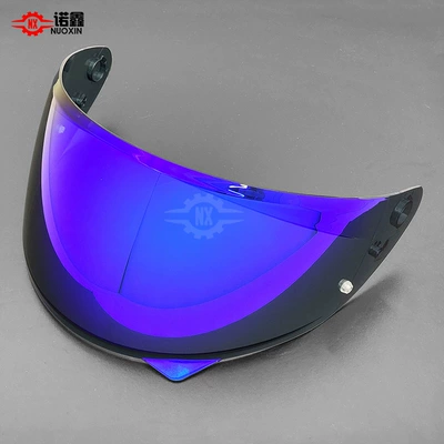 Helmet Lens Hj-34P Aurora Day Dəbilqə (Kaska) aksesuarları - c10-blue-plated